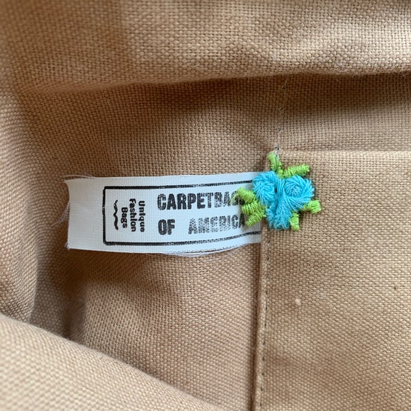 Carpetbags of America Woven Large Shoulder Bag - Picture 2 of 7